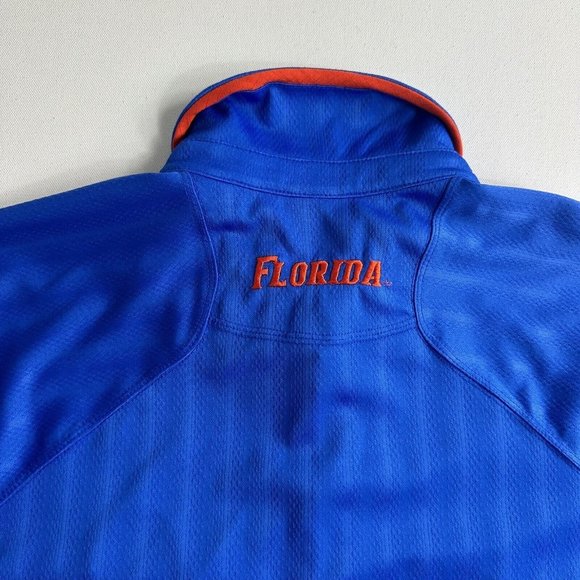 Nike Florida Gators Polo Shirt Mens Size Large Blue Golf Casual Active - Picture 3 of 11
